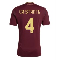 Billiga AS Roma Bryan Cristante #4 Hemma fotbollskläder 2024-25 Kortärmad